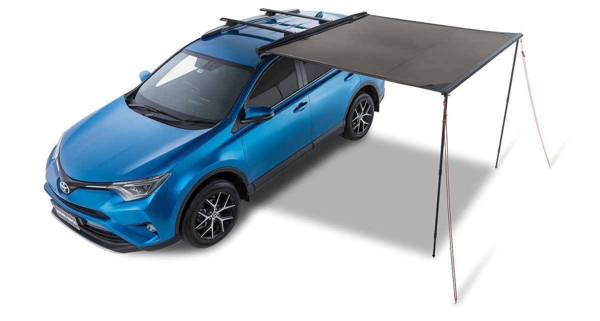 image of a rhino rack roof rack awning