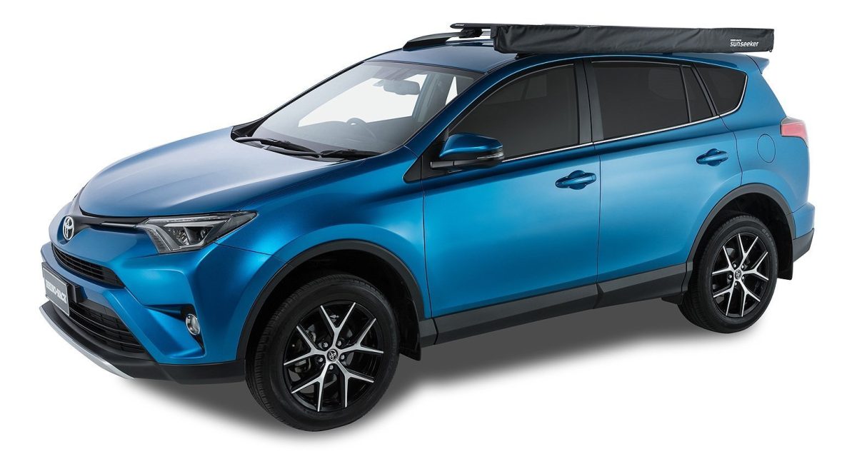 image of a rhino rack roof rack awning