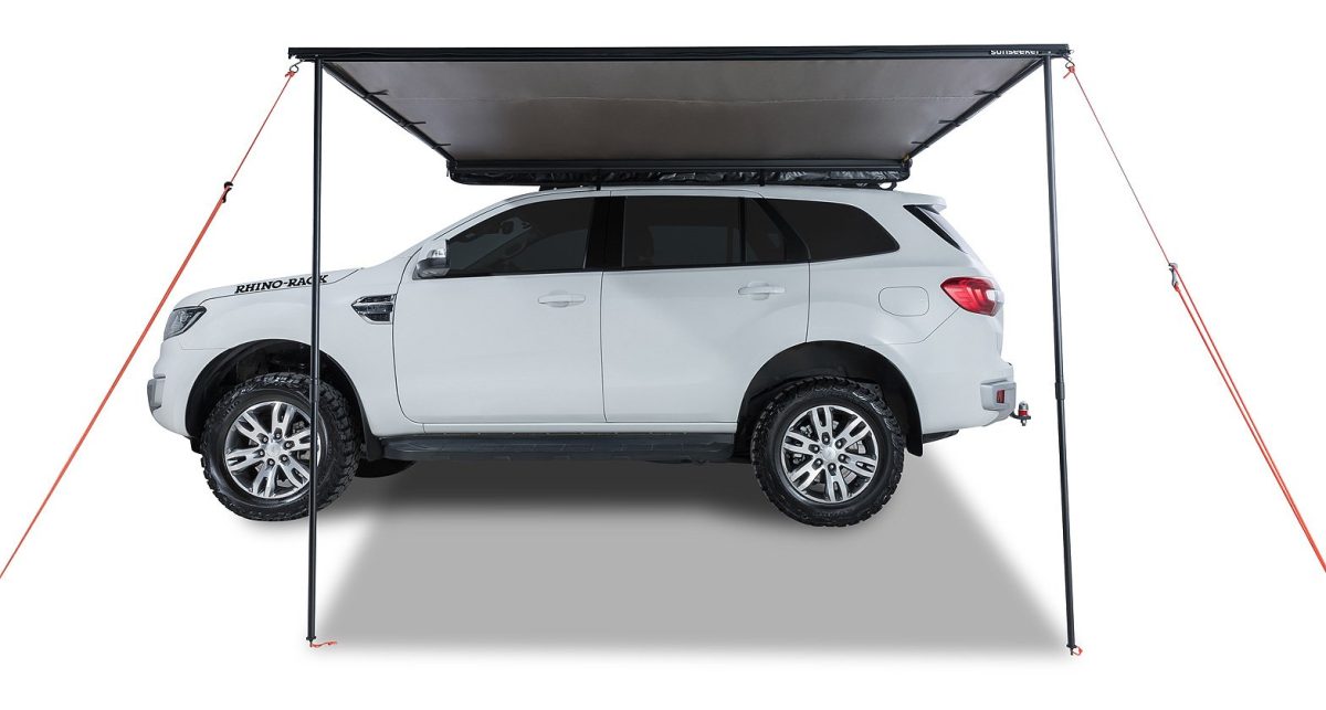 image of a rhino rack roof rack awning