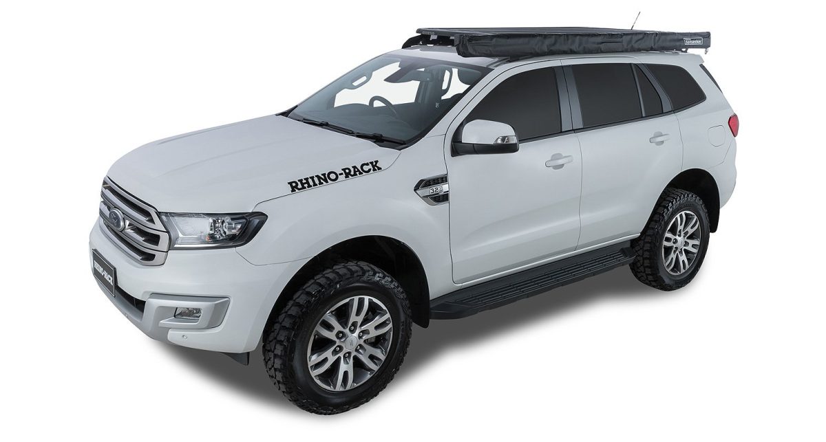 image of a rhino rack roof rack awning