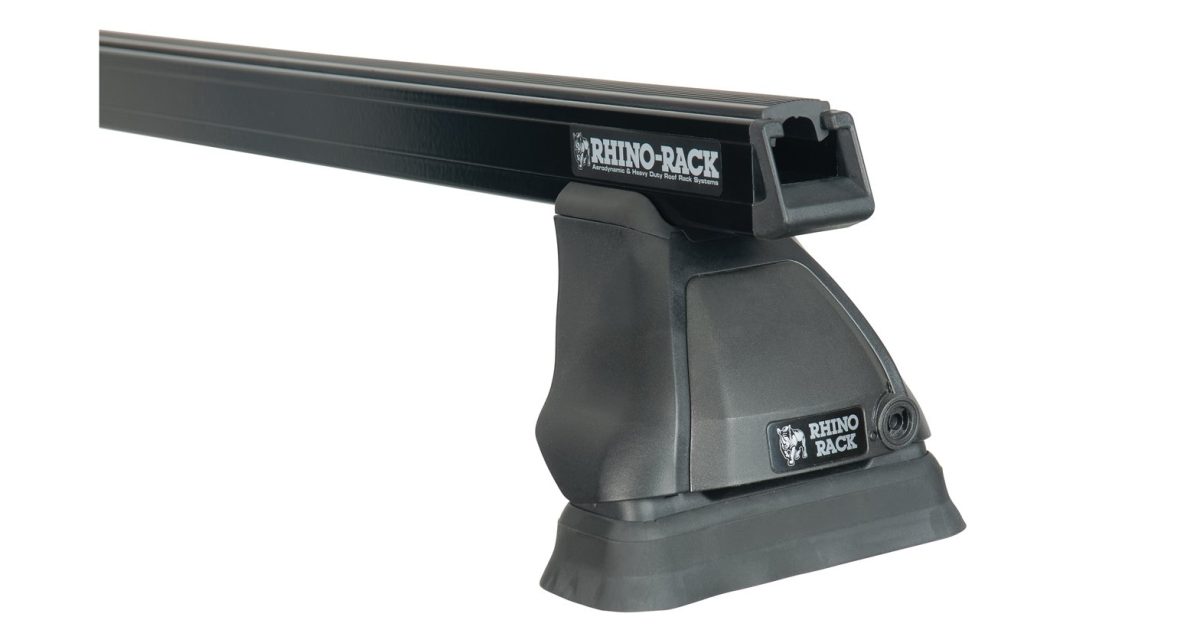 close up image of rhino heavy duty roof racks